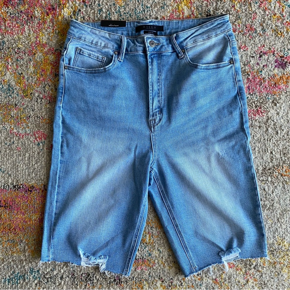 Plus size, Curvy, Bermuda Jeans